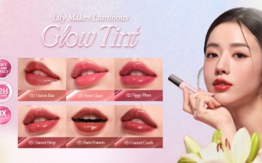 Bibir Bercahaya dari barenbliss: Lily Makes Luminous Glow Tint!