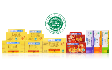 Holisticare Ester-C Raih Sertifikat Halal 